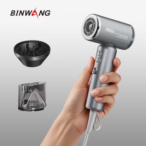 >Binwang Professional Brushless Motor Hair Dryer 1200W High Speed Anion Blow Dryer 100V/220V Dual Voltage Hairdryer for Salon