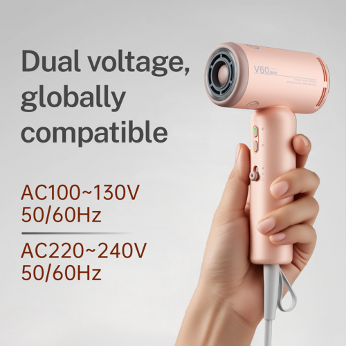 >Dual Voltage Mini Travel High Speed Hair Dryer  China Hair Blower Factory